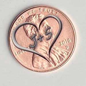 Lucky Laser Engraved Pennies