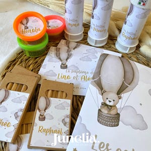 Birthday Kit - Coloring Book + Colored Pencils + Bubble Tubes + Modeling Clay - Customizable Theme