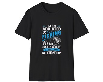 Camiseta "No soy adicto a la pesca" / Camiseta con cita divertida sobre la pesca