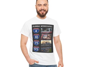Camiseta de algodón grueso Driving in Florida