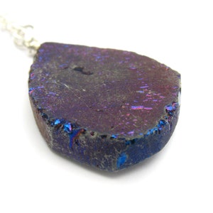 Chalcopyrite Peacock Ore Pendant Necklace image 2