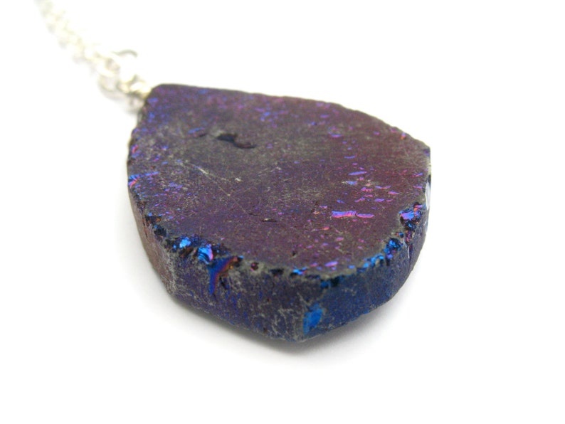 Chalcopyrite Peacock Ore Pendant Necklace image 2