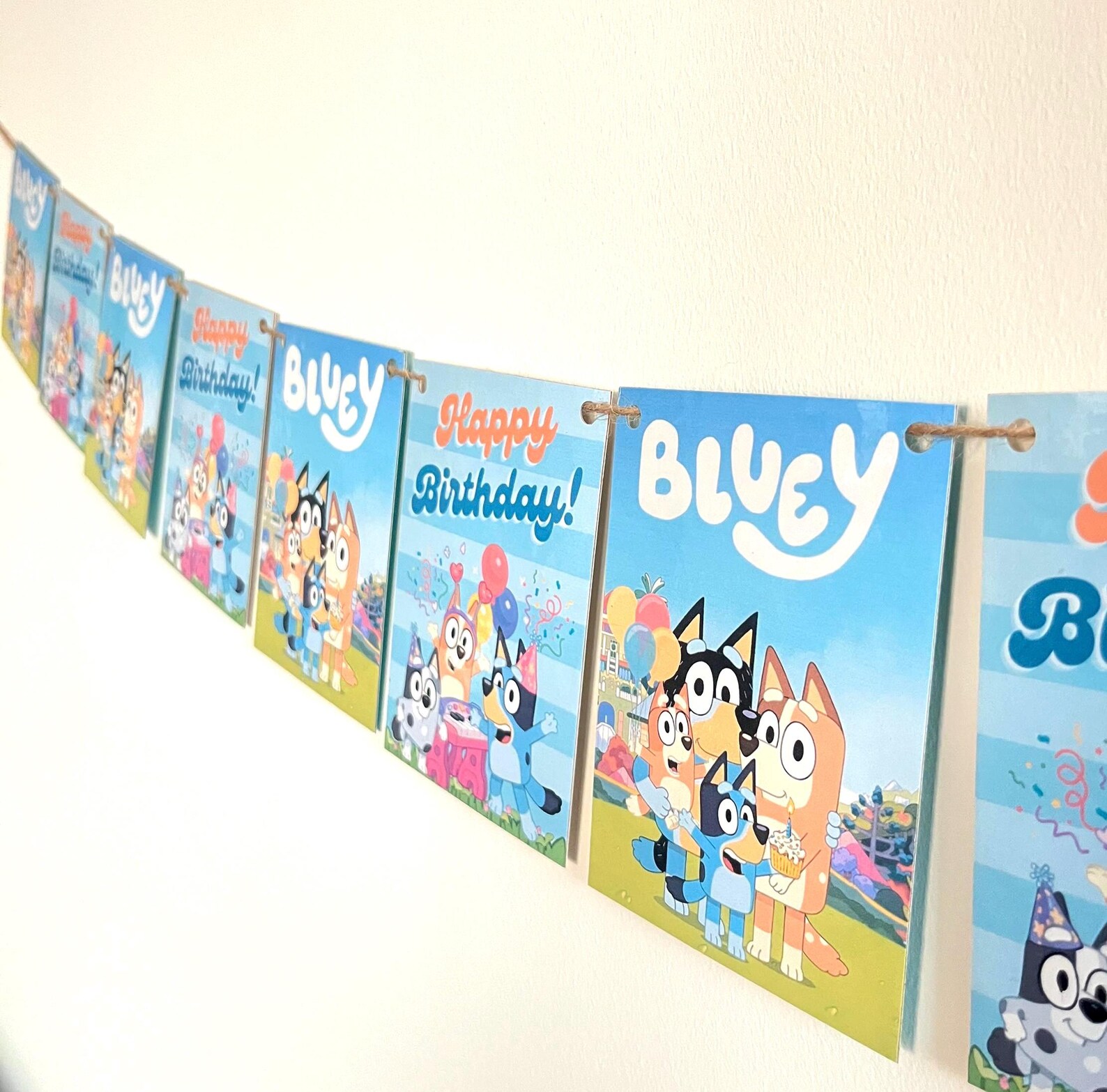 PDF Bluey Birthday Banner Ready to Print - Etsy