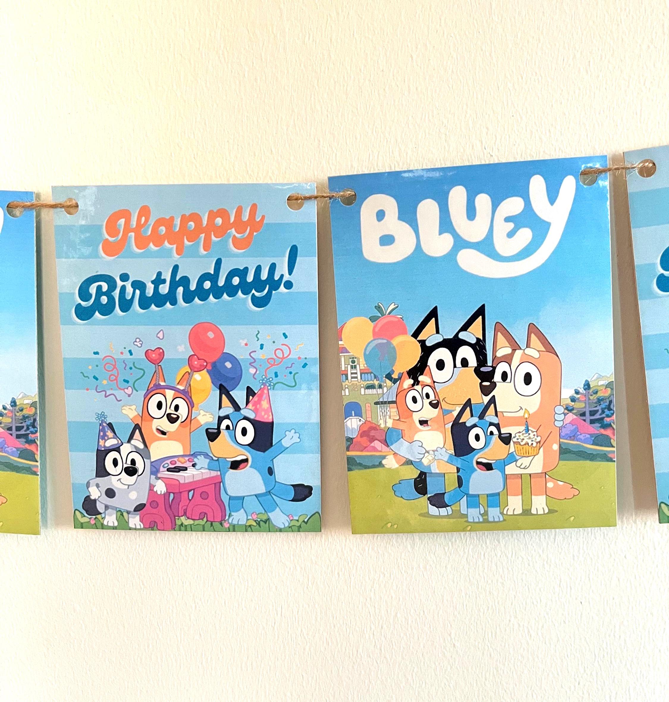 Bluey Birthday Party Banner