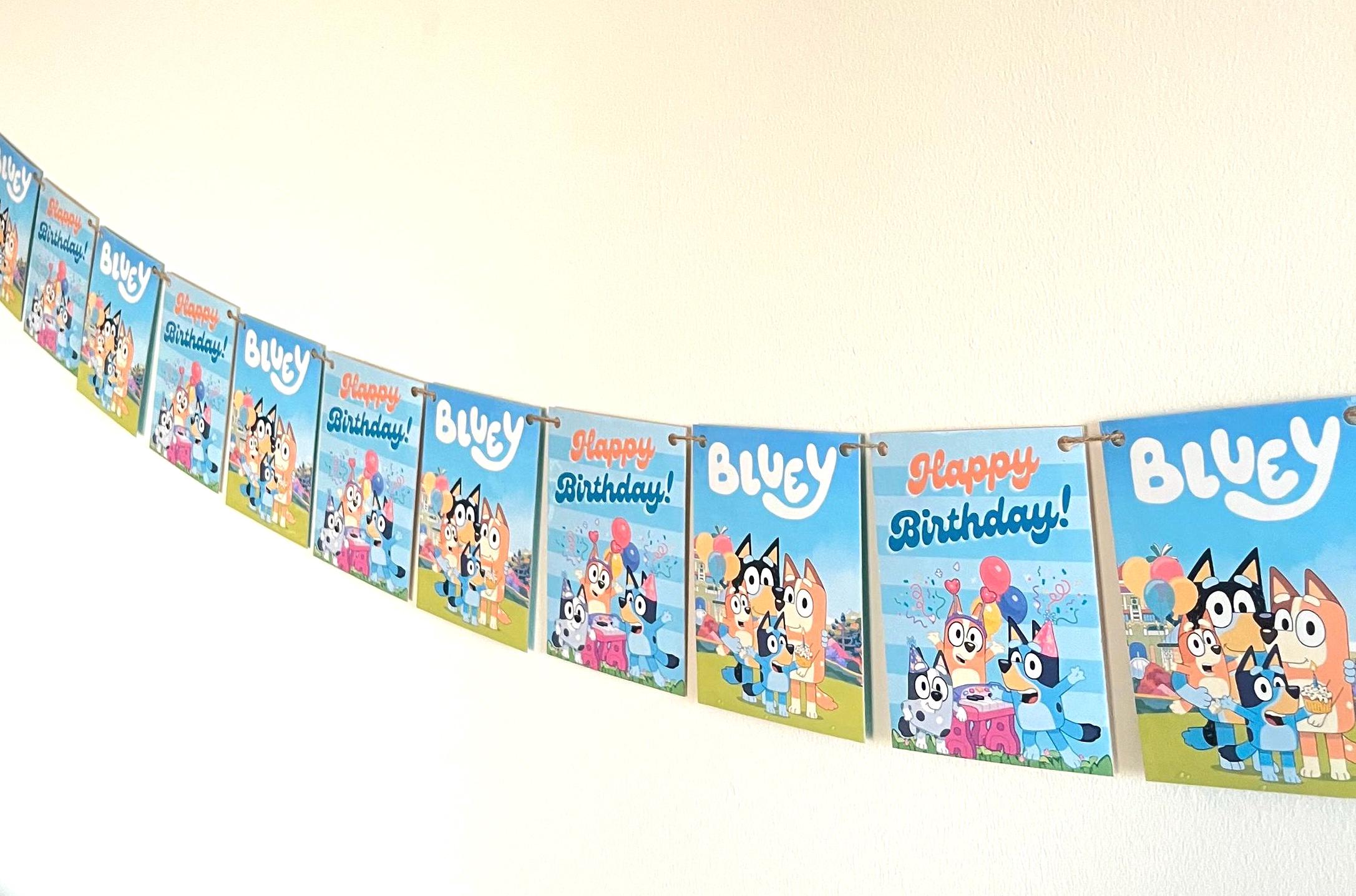 Bluey Birthday Party Banner