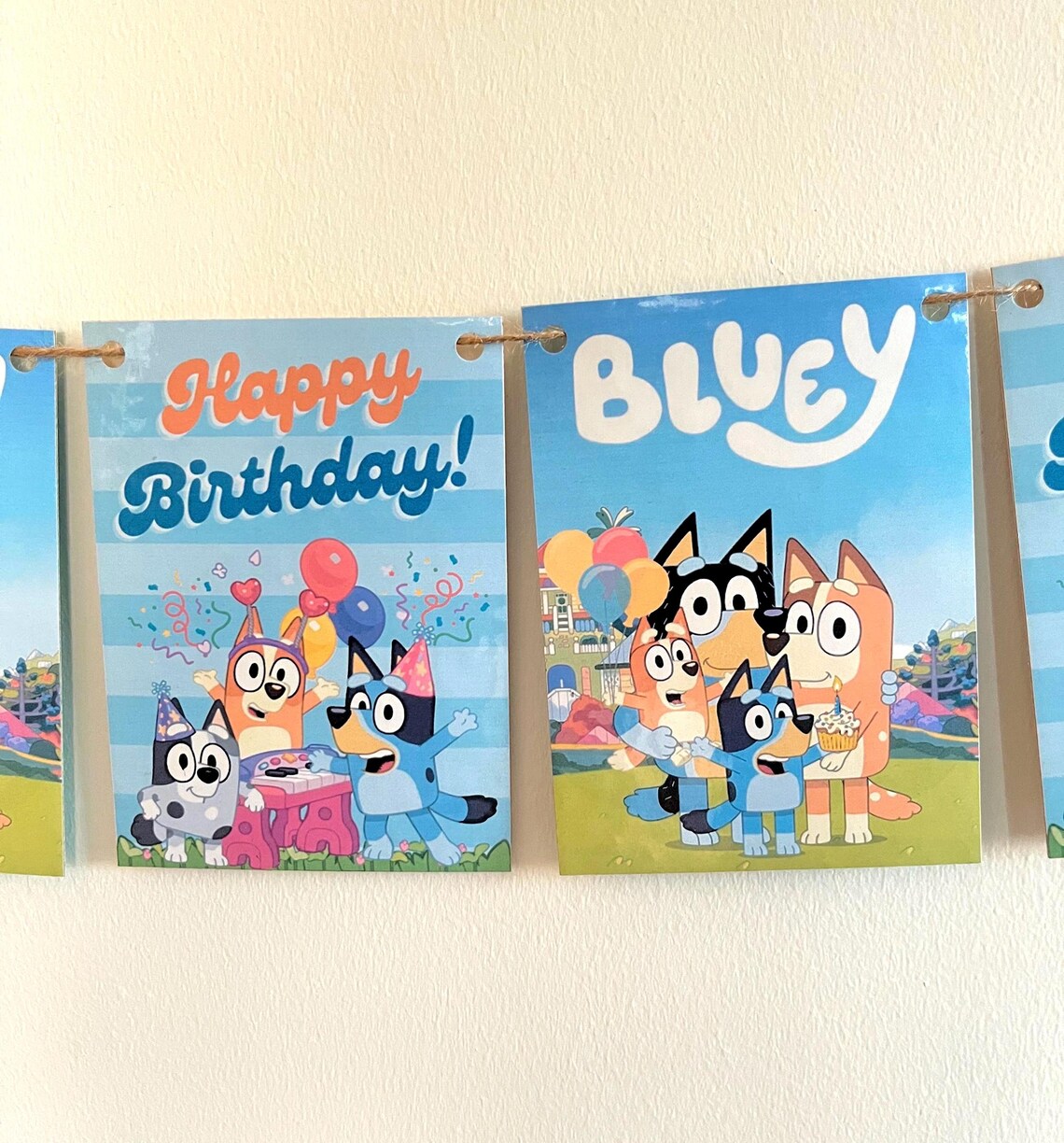 PDF Bluey Birthday Banner Ready to Print - Etsy