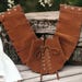 Joukavor Medieval Leather Corset Belt Renaissance Waist Cincher For