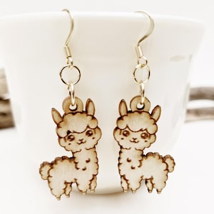 Orecchini Lama In Argento Sterling 925: Gioielli Alpaca Per Ragazze, Regalo Con Confezione E Panno Lucidante - 3