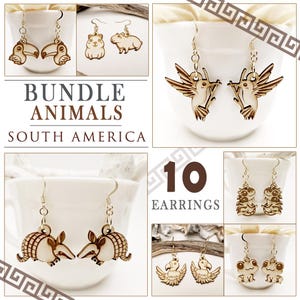 Whole Shop Bundle: Wood Earrings svg Laser Cut Files - Life Access - 200+ Original Homemade Designs - Mega Bundle - 1 Bundle Added Monthly image 7