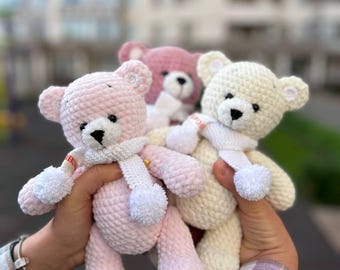 Gehäkelte Bär Plüschtier: Handmade Amigurumi Geschenk für Kind