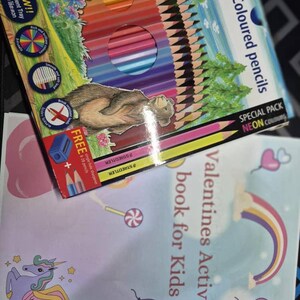 Valentines Activity book for Kids | A4 Size | Coloring | Puzzles | PDF