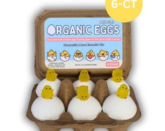 Glow in the Dark Kids Bath Bombs with Toy Inside, Easter Chick Bath Bomb Gift Set, Surprise Bath Bombs for Kids, Birthday Gifts, Bath Toys