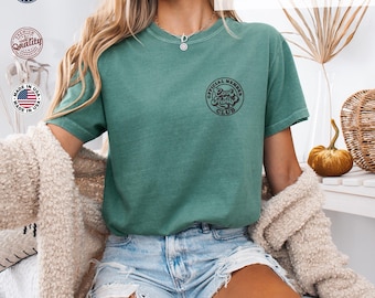 Camiseta bordada del Club de Tías Geniales - Comfort Colors® Camiseta para tías nuevas, Camiseta "Como una mamá", Regalo genial para una tía de tu sobrina, Regalo para una futura tía