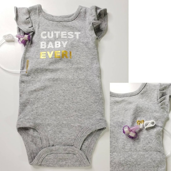 Adaptive Clothing for a Feeding Tube Etsy