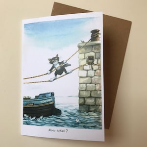 Carte de vœux Now What de l'artiste britannique Mark Denman