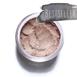 Rose Gold - Metallic Rose Gold Vegan Mineral Eyeshadow | Pink Gold Eye Color | Cruelty Free | Vegan Eye Shadow | Mineral Makeup | Shimmer