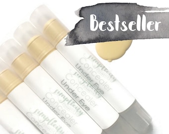 Yellow Concealer - Vegan Under Eye Concealer + Brightener Stick | Cream Concealer | Skin Brightener | Organic | Luminous | Dark Circles