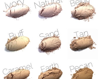 Refill Vegan Mineral Foundation | Powder Foundation | Oil Absorbing | Matte Finish | Non Comedogenic | Makeup Refill | Natural Makeup