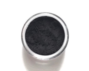 Coal - Black Vegan Mineral Eyeshadow Eyeliner | Black Eye Color | Cruelty Free | Vegan Eye Shadow | Mineral Makeup | Matte Eyeshadow