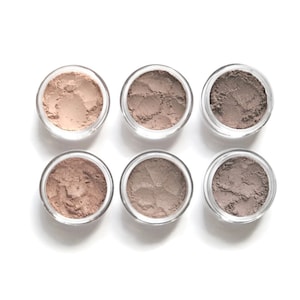 Mineral Eyeshadow Set - Neutral Eye Shadow - Taupe Brown Shades