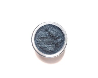 Vegan Mineral Eyeshadow  // Sea // - Silver Grey Blue Mineral Eye Shadow