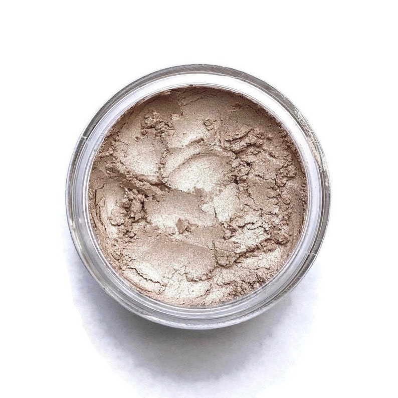 Sugar Golden Nude Shimmer Vegan Mineral Eyeshadow Loose Powder Eyeshadow Nude Eye Shadow Metallic Eyeshadow Shimmer Eyeshadow image 1