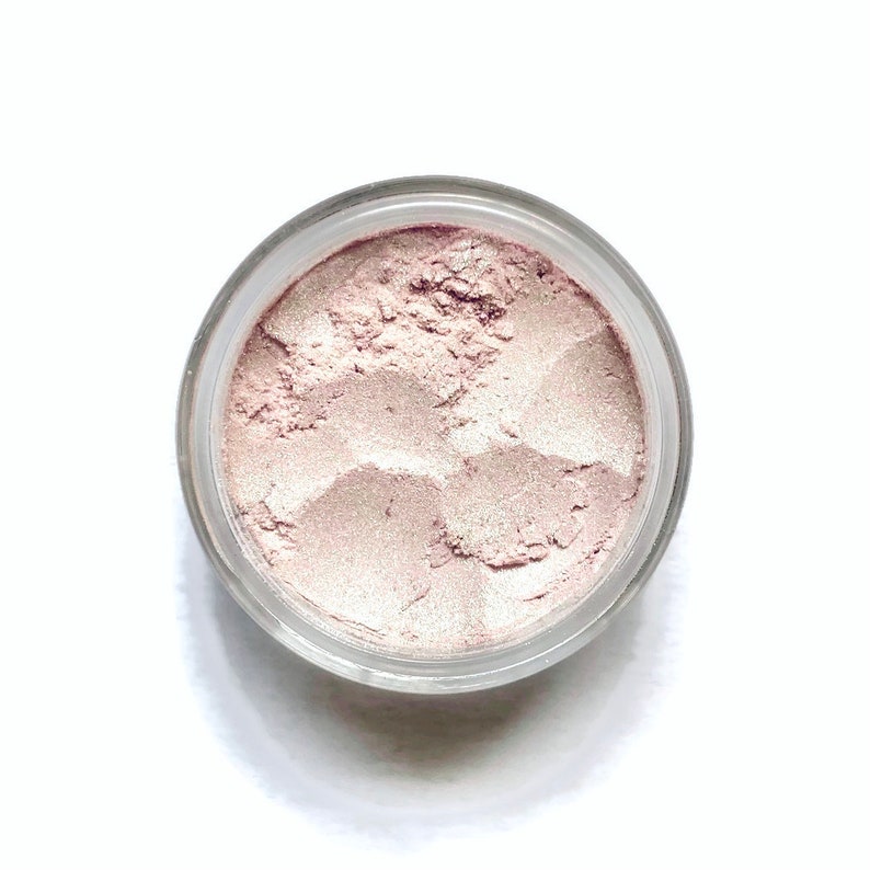 Petal Pale High Shimmer Pink Vegan Mineral Eyeshadow Mineral Makeup image 1