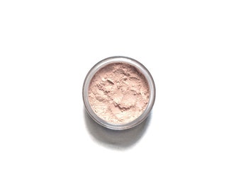 Radiant - Pale Peach Vegan Mineral Eye Highlighter / Eyeshadow - Handcrafted Makeup