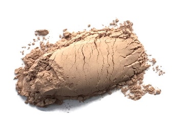 Tan Mineral Powder Foundation - Matte, Vegan, Natural Cosmetics