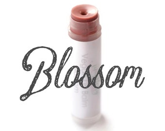 Blossom - getönte veganen Lippenbalsam | Lippenstift | Lippenfarbe | Lipgloss | Nackte Lippe | Mineral Lip Balm | Rosa Lippenbalsam | Kokosnuss-Öl | Befeuchten