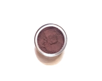 Wine - Warm Red with Purple Undertones Vegan Mineral Eyeshadow  - Handcrafted Makeup