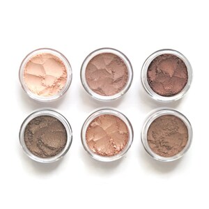 Minerale oogschaduw Set - warmte oogschaduw