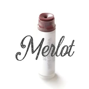 Merlot - Tinted Vegan Lip Balm| Lipstick | Lip Color | Lipgloss | Plum Wine Lip | Mineral Lip Balm | Pink Lip | Coconut Oil | Moisturize