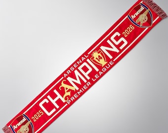 scarf arsenal champion winner 2026 scarves fan collection supporter