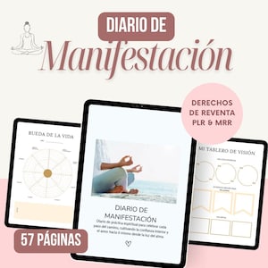 Manifestation Journal, Spiritual Awakening, Law of Attraction, Emotions Journal, Coaching, PLR & MRR, Resell Rights