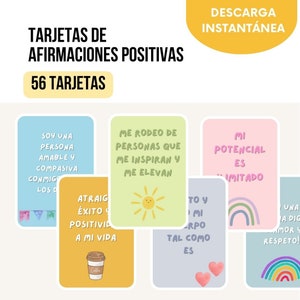 Positive Affirmation Cards, Self-Esteem Cards, Self-Care, Motivational Cards, Therapy, Mental Health, Anxiety