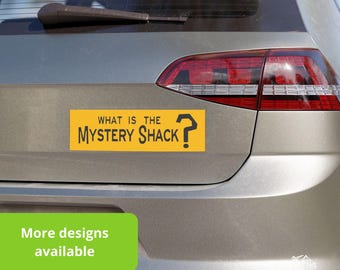Mystery Shack Car Magnet for Dipper and Mabel Fans - Baby Bill Cipher Baby On Board, Silver Fox At The Wheel, Several Timez,  Weirdmageddon