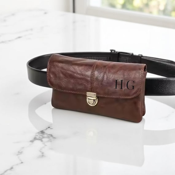 Personalisierte wasserdichte Leder Handy Gürteltasche RFID