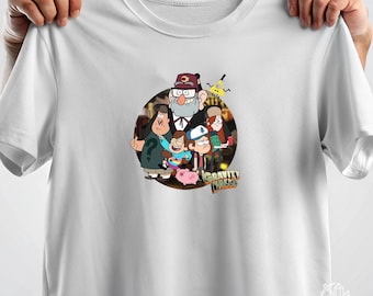 Gravity Falls Logo T-shirt: Dipper & Mabel Pines Art Shirt