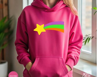 Mabel Pines Rainbow Star Hoodie - Gravity Falls Cosplay