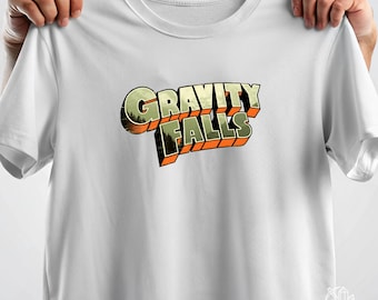 Gravity Falls Logo T-shirt: Dipper & Mabel Pines Inspired