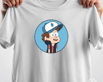 Dipper Pines T-Shirt: Gravity Falls Inspired Art, Cosplay Gift