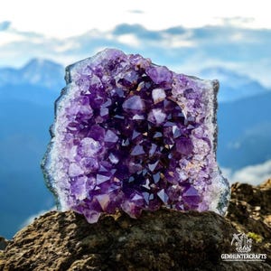 Natural Raw Amethyst Cluster Stone 400g - 3kg | Large Amethyst Geode Crystal for Home Decor and Healing Display