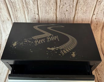 Custom Mini Tool Box. Personalized Craft Organizer. Laser Engraved Tool Box for Men. Christmas Gifts for Him. Kobalt Mini Tool Box.