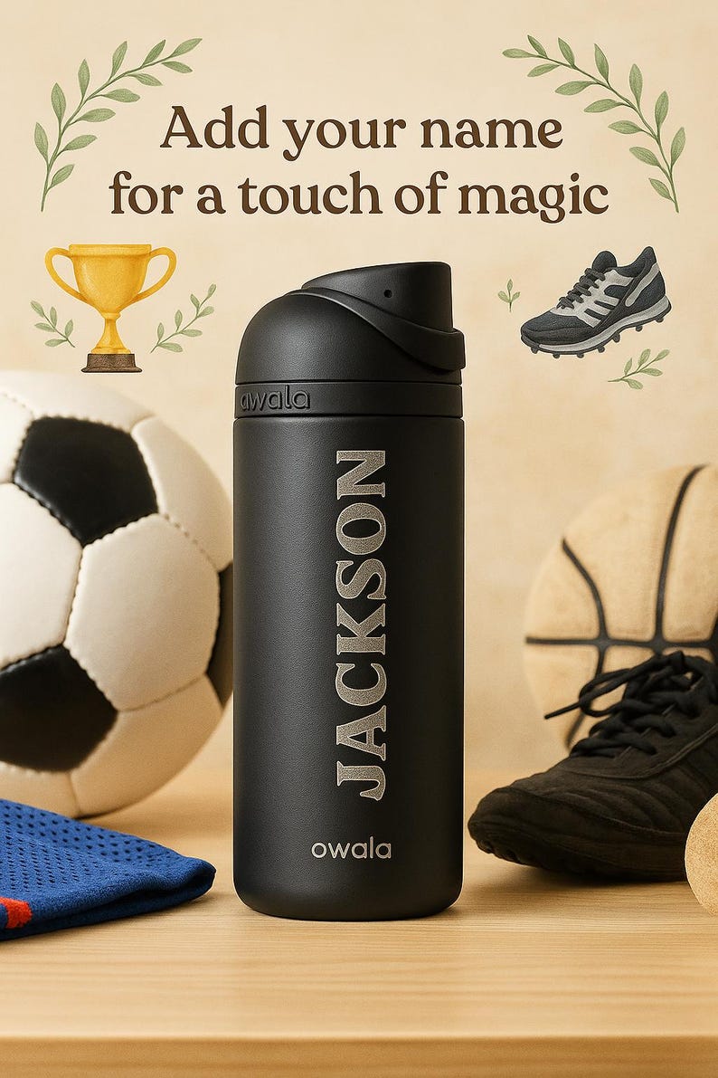 Personalized Owala Freesip Water Bottle | Laser Engraved 24, 32, 40 Oz ...
