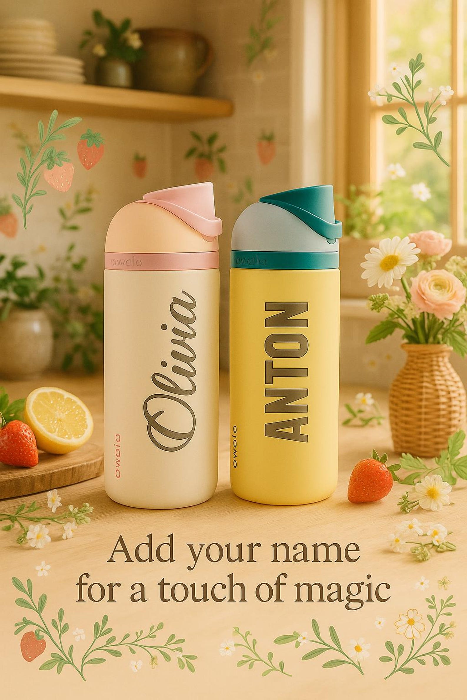 Personalized Owala Freesip Water Bottle | Laser Engraved 24, 32, 40 Oz ...