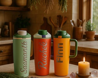 Personalized Owala FreeSip Tumbler | Laser Engraved 40 oz | Custom Font & Icon | Gift for Her, Him, Kids, Owala Water Bottle