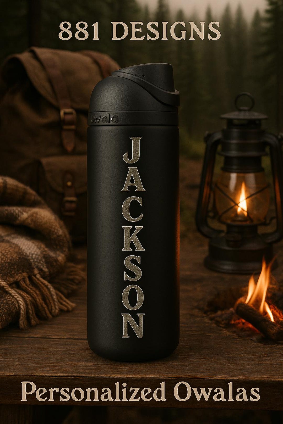 Personalized Owala Water Bottle | Laser Engraved 24, 32, 40 Oz Freesip ...