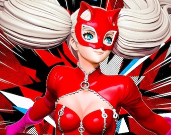 3D STL Figure Ann Takamaki Persona 5 Anime Print File - Digital Download
