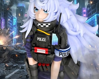 Archivo STL de anime para impresión 3D de Nikke polaco - Descarga digital